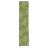 Lush Green Moss Kurzer Tischläufer (Vorderseite)