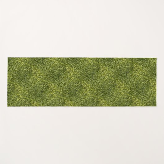 Lush Green Moss Yogamatte (Vorderseite (Horizontal))