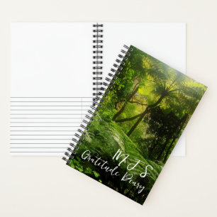 LUSH GREEN TROPICAL FERN FOREST GRATITUDE JOURNAL NOTIZBLOCK