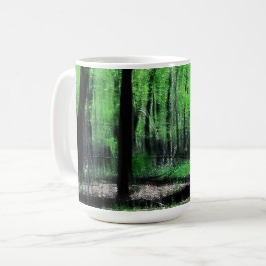 Lush Green Woods Kaffeetasse (Vorderseite Links)