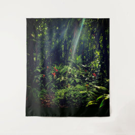 Lush Greenery Tapestry Wandteppich