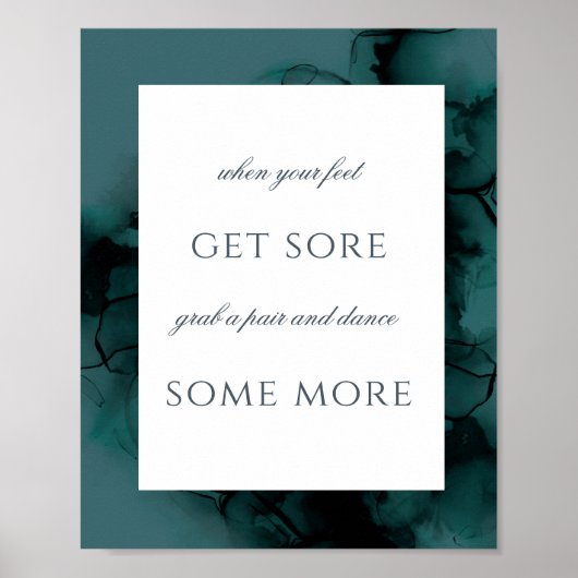 Lush Ink dreh Flop Hochzeitszeichen Poster (Vorne)