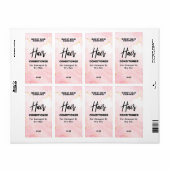 Lush Ink Pink Shampoo Labels (Vorne)