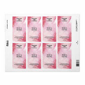 Lush Ink Pink Soy Wax Melt Labels (Vorne)