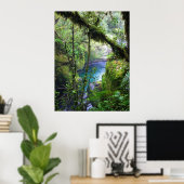 Lush Jungle River Poster (Heimbüro)