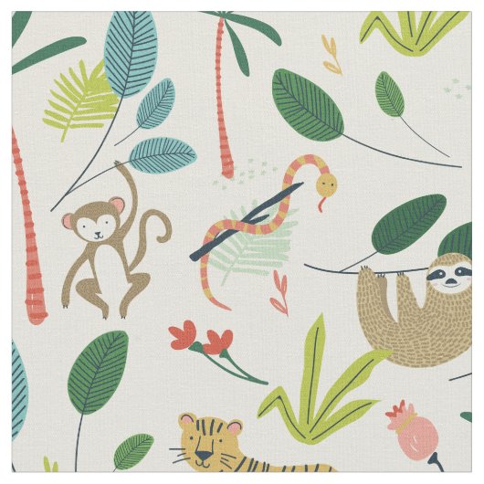 Lush Jungle Stoff (Nahaufnahme)