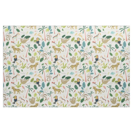 Lush Jungle Stoff (Fat Quarter (45,7 x 55,9 cm))