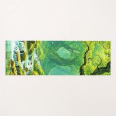Lush Jungle Waterfall Bliss Yogamatte (Vorderseite (Horizontal))