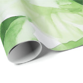 Lush lebendiges Jungle Leaf Muster Geschenkpapier (Rolleneckpunkt)