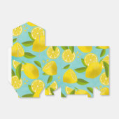 Lush Lemon - aquamarines Gastgeschenk Geschenkschachtel (Ungefaltet)