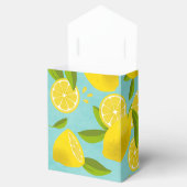 Lush Lemon - aquamarines Gastgeschenk Geschenkschachtel (Geöffnet)