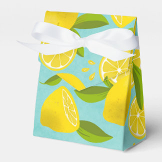 Lush Lemon - aquamarines Gastgeschenk Geschenkschachtel
