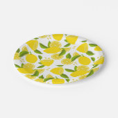 Lush Lemon Party Plate Pappteller (Schrägansicht)