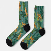 Lush Leopard Jungle Socken (Linkes Detail)