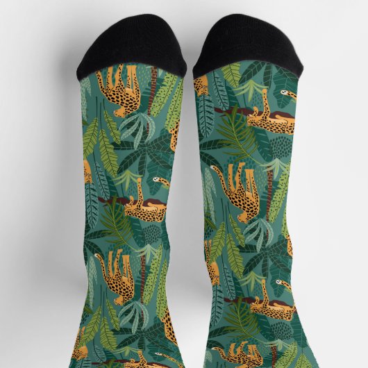 Lush Leopard Jungle Socken (Oben)
