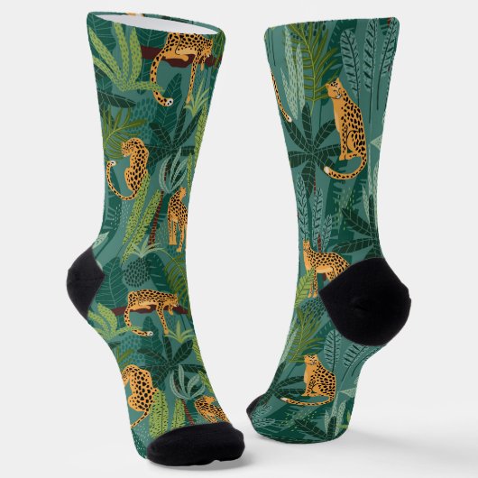 Lush Leopard Jungle Socken (Gewinkelt)