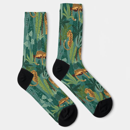 Lush Leopard Jungle Socken (Rechts)