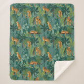 Lush Leopard Sherpadecke (Vorderseite)