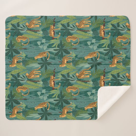 Lush Leopard Sherpadecke (Vorderseite (Horizontal))