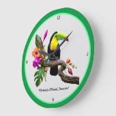 "Lush Life" Große Wanduhr (Winkel)