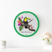 "Lush Life" Große Wanduhr (Zuhause)