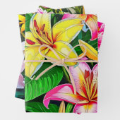 Lush Lilies in Vollblut Geschenkpapier Set (Beispiel)