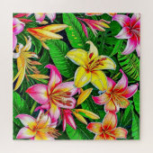 Lush Lilies in Vollblut Puzzle (Horizontal)