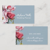 Lush Magnolias Hochzeitsplaner mit Whimsikart Visitenkarte (Vorne/Hinten)