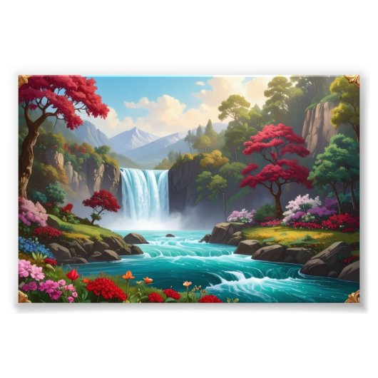 Lush" "Nature Fantasy Art Print Fotodruck (Vorne)