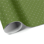 Lush Olive Luxury Gift Wrap - Zeitlos Geschenkpapier (Rolleneckpunkt)