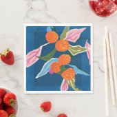 Lush Orange Botanicals Serviette (Beispiel)
