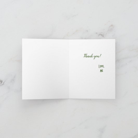 Lush Painterly Pink Peony Mitteilungskarten (Innenseite)