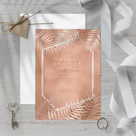 Lush Palm Leaf Brautparty Terra Cotta ID956