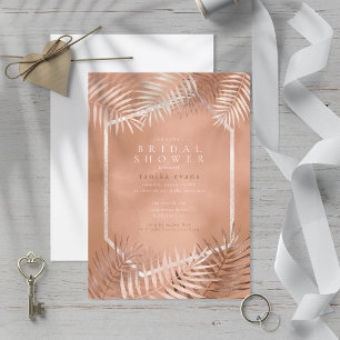 Lush Palm Leaf Brautparty Terra Cotta ID956