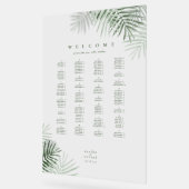 Lush Palm Leaf Hochzeitssitze Moss Green/Wt ID956 Acrylschild (Winkel)