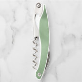 Lush Palm Leaf Wedding Moss Green ID956 Kellnermesser (Vorderseite)