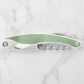Lush Palm Leaf Wedding Moss Green ID956 Kellnermesser (Vorderseite)