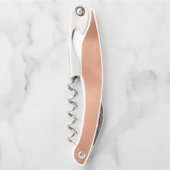 Lush Palm Leaf Wedding Terra Cotta ID956 Kellnermesser (Vorderseite)