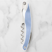 Lush Palm Leaf Wedding Windsor Blue ID956 Kellnermesser (Vorderseite)