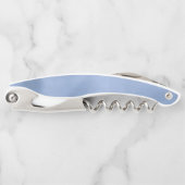 Lush Palm Leaf Wedding Windsor Blue ID956 Kellnermesser (Vorderseite)