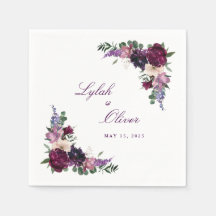 Lush Purple Blumen | Romantische Hochzeit