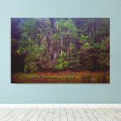 LUSH RAINFOREST 40x60 Leinwanddruck (Insitu (Holzboden))