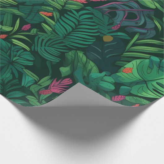 Lush Rainforest Geschenkpapier (Ecke)