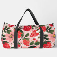 Lush Red Berries und Blüten