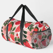 Lush Red Berries und Blüten Duffle Bag (Rechte Ecke)