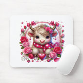 Lush Rose Höhere Kuhwale Mousepad (Mit Mouse)