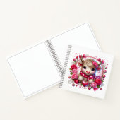 Lush Rose Höhere Kuhwale Notizblock (Innenseite)