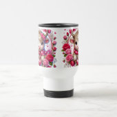 Lush Rose Höhere Kuhwale Reisebecher (Mittel)