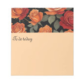 Lush-Rose Notizblock (Vorderseite)