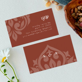 Lush Sienna Elegante Ein perfektes Wochenende in L Begleitkarte